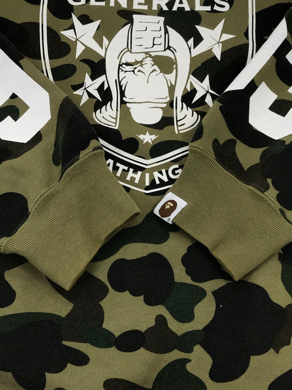 【中古品】【メンズ】 ASNKA GENERALS 1ST CAMO CREWNECK SWEAT カモ クルーネック スウェット トレーナー トップス 142-251115-rt-14-tag サイズ：L カラー：マルチカラー 万代Net店