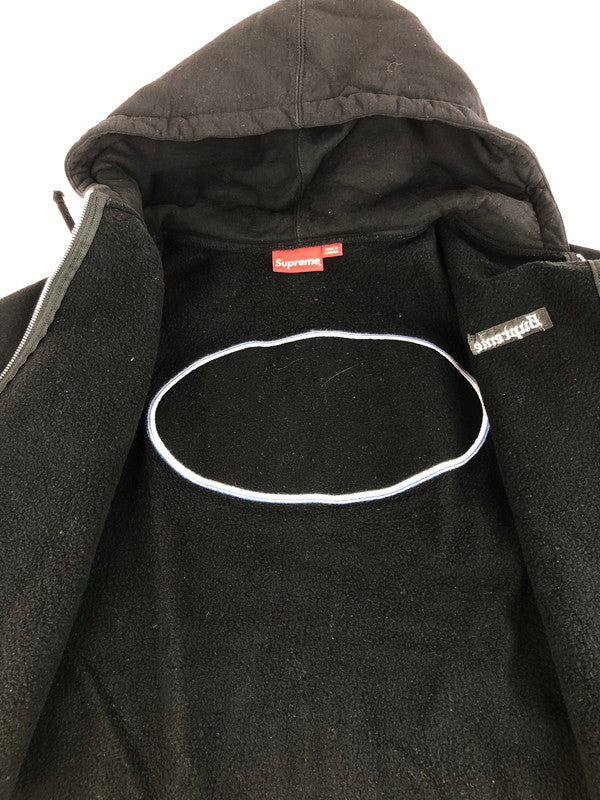 【中古品】【メンズ】 Supreme シュプリーム 17SS 666 ZIP UP HOODED SWEATSHIRT ジップアップ フーデッド スウェットシャツ パーカー トップス 149-251123-rt-20-tag サイズ：L カラー：ブラック 万代Net店