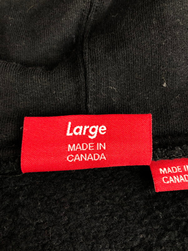 【中古品】【メンズ】 Supreme シュプリーム 17SS 666 ZIP UP HOODED SWEATSHIRT ジップアップ フーデッド スウェットシャツ パーカー トップス 149-251123-rt-20-tag サイズ：L カラー：ブラック 万代Net店