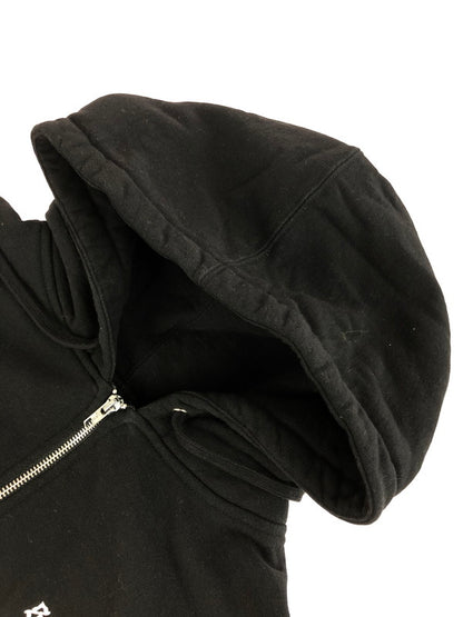 【中古品】【メンズ】 Supreme シュプリーム 17SS 666 ZIP UP HOODED SWEATSHIRT ジップアップ フーデッド スウェットシャツ パーカー トップス 149-251123-rt-20-tag サイズ：L カラー：ブラック 万代Net店