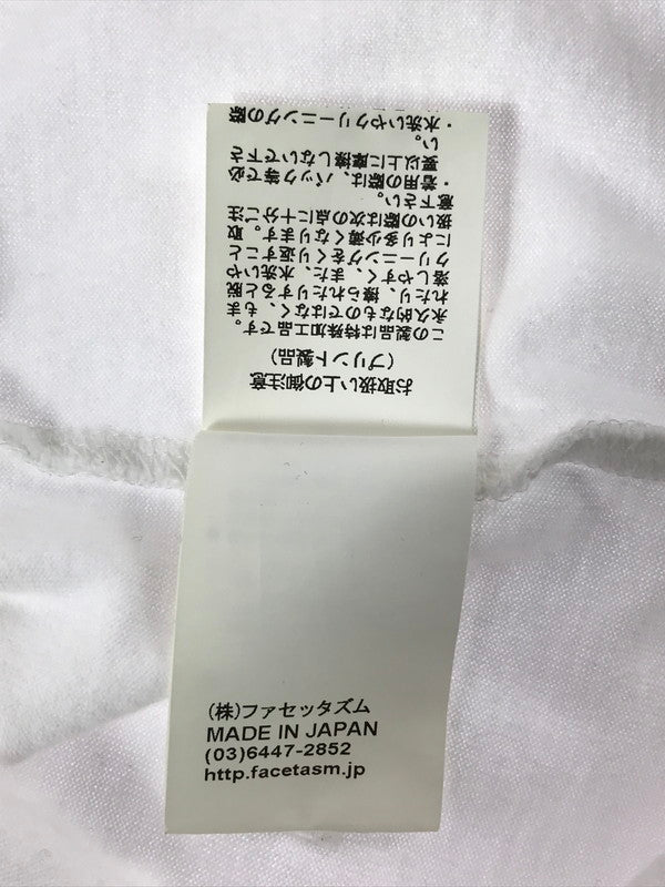 【中古品】【メンズ】 FACETASM ファセッタズム PRINT TEE FNT-TEE-U02 プリント 半袖Tシャツ トップス 140-260522-rt-12-tagh カラー：ホワイト 万代Net店