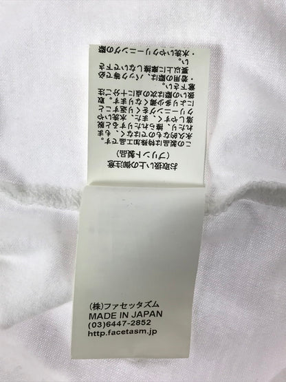 【中古品】【メンズ】 FACETASM ファセッタズム PRINT TEE FNT-TEE-U02 プリント 半袖Tシャツ トップス 140-260522-rt-12-tagh カラー：ホワイト 万代Net店