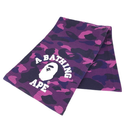 【中古品】【メンズ】 A BATHING APE アベイシングエイプ 1ST CAMO MUFFLER カモ マフラー ストール 187-251210-na-20-tag カラー：パープル 万代Net店