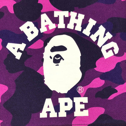 【中古品】【メンズ】 A BATHING APE アベイシングエイプ 1ST CAMO MUFFLER カモ マフラー ストール 187-251210-na-20-tag カラー：パープル 万代Net店