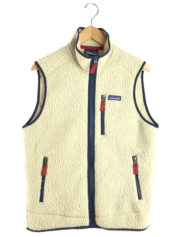 【中古品】【メンズ】 patagonia パタゴニア 19AW RETRO PILE VEST 22821 19年秋冬 レトロ パイル ベスト トップス 144-251129-rt-18-tag サイズ：M カラー：ホワイト 万代Net店