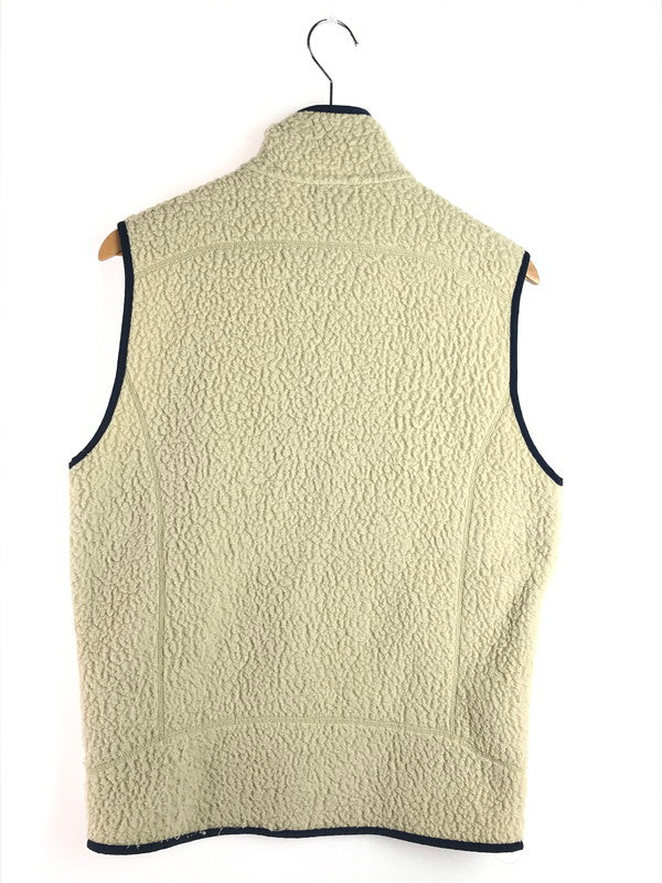 【中古品】【メンズ】 patagonia パタゴニア 19AW RETRO PILE VEST 22821 19年秋冬 レトロ パイル ベスト トップス 144-251129-rt-18-tag サイズ：M カラー：ホワイト 万代Net店