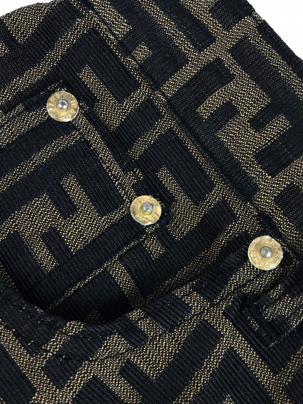 【中古品】【メンズ】 OLD FENDI オールド フェンディ ZUCCA STRAIGHT PANTS 01.520010 66960 ズッカ ストレート パンツ ボトムス 152-251117-na-08-tag サイズ：31 カラー：ブラウン系 万代Net店