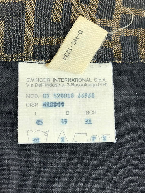 【中古品】【メンズ】 OLD FENDI オールド フェンディ ZUCCA STRAIGHT PANTS 01.520010 66960 ズッカ ストレート パンツ ボトムス 152-251117-na-08-tag サイズ：31 カラー：ブラウン系 万代Net店