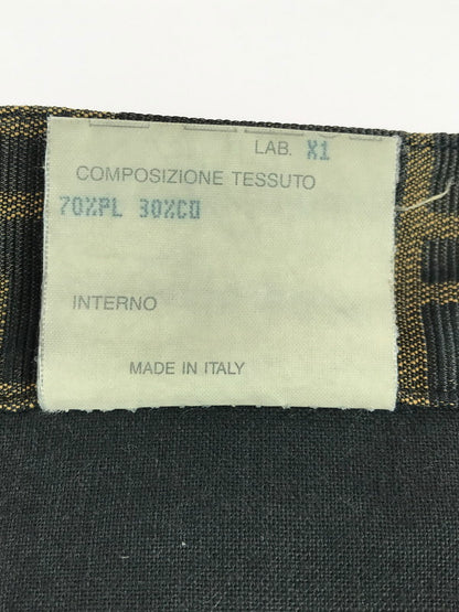 【中古品】【メンズ】 OLD FENDI オールド フェンディ ZUCCA STRAIGHT PANTS 01.520010 66960 ズッカ ストレート パンツ ボトムス 152-251117-na-08-tag サイズ：31 カラー：ブラウン系 万代Net店
