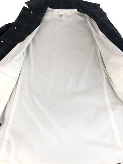 【中古品】【メンズ】 SAKURA COAT CHECK E-13100 サクラ コート チェック アウター 140-260107-rt-06-tag カラー：グリーン系 万代Net店