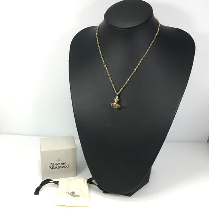 【中古品】【レディース】 Vivienne Westwood ヴィヴィアンウエストウッド TINY ORB PENDANT 63020097 R001 タイニー オーブ ペンダント ネックレス アクセサリー 182-251105-na-03-tag カラー：ゴールド 万代Net店