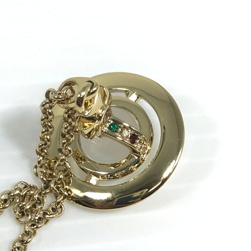 【中古品】【レディース】 Vivienne Westwood ヴィヴィアンウエストウッド TINY ORB PENDANT 63020097 R001 タイニー オーブ ペンダント ネックレス アクセサリー 182-251105-na-03-tag カラー：ゴールド 万代Net店