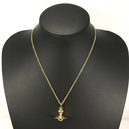 【中古品】【レディース】 Vivienne Westwood ヴィヴィアンウエストウッド TINY ORB PENDANT 63020097 R001 タイニー オーブ ペンダント ネックレス アクセサリー 182-251105-na-03-tag カラー：ゴールド 万代Net店