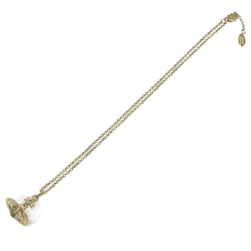 【中古品】【レディース】 Vivienne Westwood ヴィヴィアンウエストウッド TINY ORB PENDANT 63020097 R001 タイニー オーブ ペンダント ネックレス アクセサリー 182-251105-na-03-tag カラー：ゴールド 万代Net店