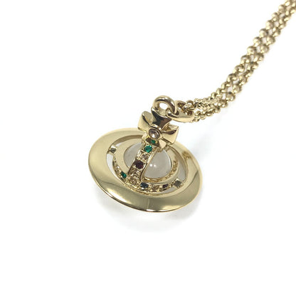 【中古品】【レディース】 Vivienne Westwood ヴィヴィアンウエストウッド TINY ORB PENDANT 63020097 R001 タイニー オーブ ペンダント ネックレス アクセサリー 182-251105-na-03-tag カラー：ゴールド 万代Net店