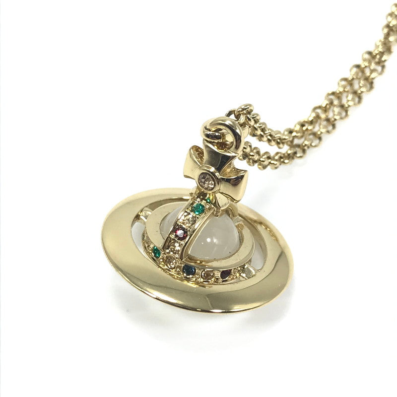 【中古品】【レディース】 Vivienne Westwood ヴィヴィアンウエストウッド TINY ORB PENDANT 63020097 R001 タイニー オーブ ペンダント ネックレス アクセサリー 182-251105-na-03-tag カラー：ゴールド 万代Net店