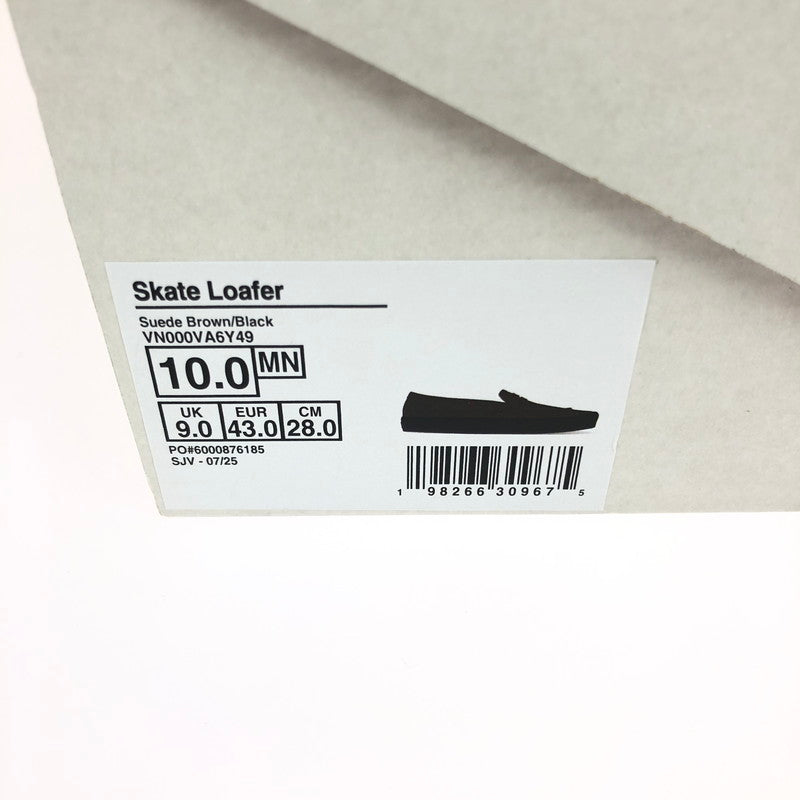 【中古美品】【メンズ】 SKATE LOAFER VN000VA6Y49 721356 スケートローファー スニーカー 靴 162-251113-rt-20-tag サイズ：28cm US10 カラー：ダークブラウン 万代Net店