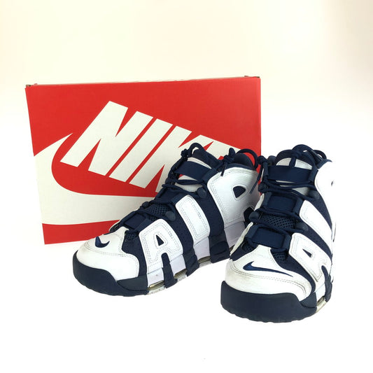 【中古品】【メンズ】 NIKE ナイキ AIR MORE UPTEMPO ’96 OLYMPIC(2024) FQ8182-100 エアモアアップテンポ '96 スニーカー 靴 160-251113-rt-13-tag サイズ：27cm US9 カラー：WHITE/MIDNIGHT NAVY 万代Net店