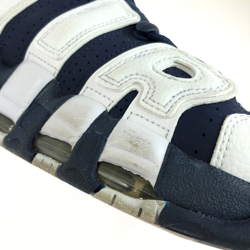【中古品】【メンズ】 NIKE ナイキ AIR MORE UPTEMPO ’96 OLYMPIC(2024) FQ8182-100 エアモアアップテンポ '96 スニーカー 靴 160-251113-rt-13-tag サイズ：27cm US9 カラー：WHITE/MIDNIGHT NAVY 万代Net店