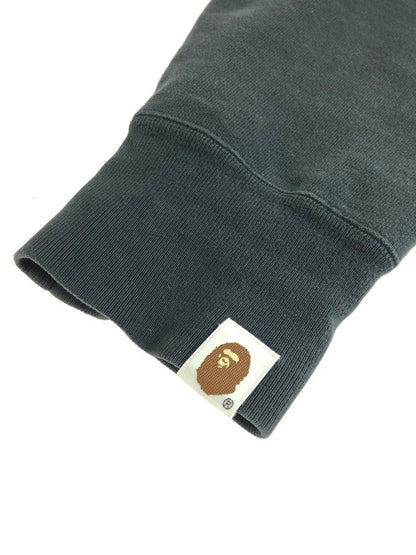 【中古品】【メンズ】 A BATHING APE アベイシングエイプ シャツプリント スウェット トレーナー 142-251108-na-03-tag サイズ：L カラー：ブラック 万代Net店