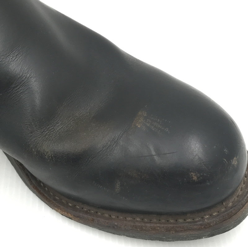 【中古品】【メンズ】 RED WING レッドウィング ENGINEER BOOTS 9268 茶芯 スチールトゥ エンジニアブーツ 靴 164-251112-rt-02-tag サイズ：9D カラー：ブラック 万代Net店