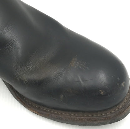 【中古品】【メンズ】 RED WING レッドウィング ENGINEER BOOTS 9268 茶芯 スチールトゥ エンジニアブーツ 靴 164-251112-rt-02-tag サイズ：9D カラー：ブラック 万代Net店