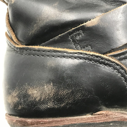 【中古品】【メンズ】 RED WING レッドウィング ENGINEER BOOTS 9268 茶芯 スチールトゥ エンジニアブーツ 靴 164-251112-rt-02-tag サイズ：9D カラー：ブラック 万代Net店