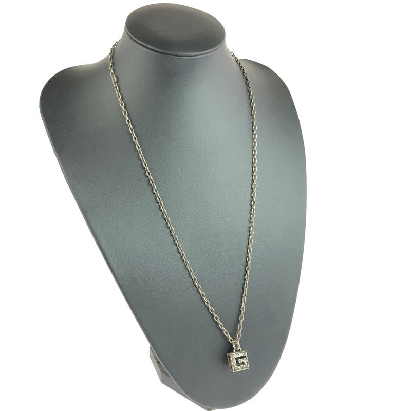 【現状渡し品】【メンズ】 GUCCI グッチ SQUARE G NECKLACE 552768 スクエアG ネックレス アクセサリー 182-251112-na-01-tag カラー：シルバー 万代Net店