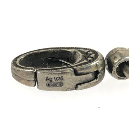 【現状渡し品】【メンズ】 GUCCI グッチ SQUARE G NECKLACE 552768 スクエアG ネックレス アクセサリー 182-251112-na-01-tag カラー：シルバー 万代Net店