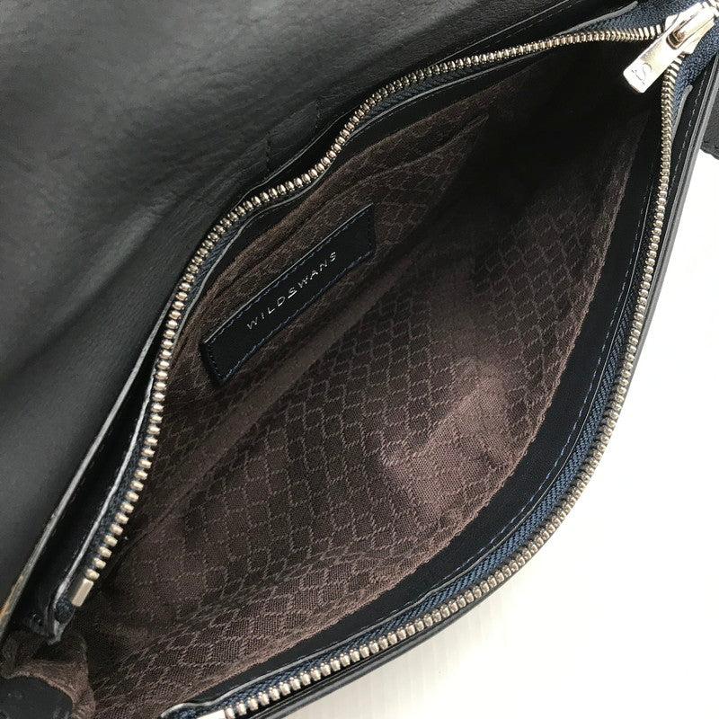 【中古品】【メンズ】 WILDSWANS ワイルドスワンズ SVELTO スヴェルト SHOULDER BAG ショルダーバッグ カバン 188-251116-na-03-tag カラー：ネイビー 万代Net店