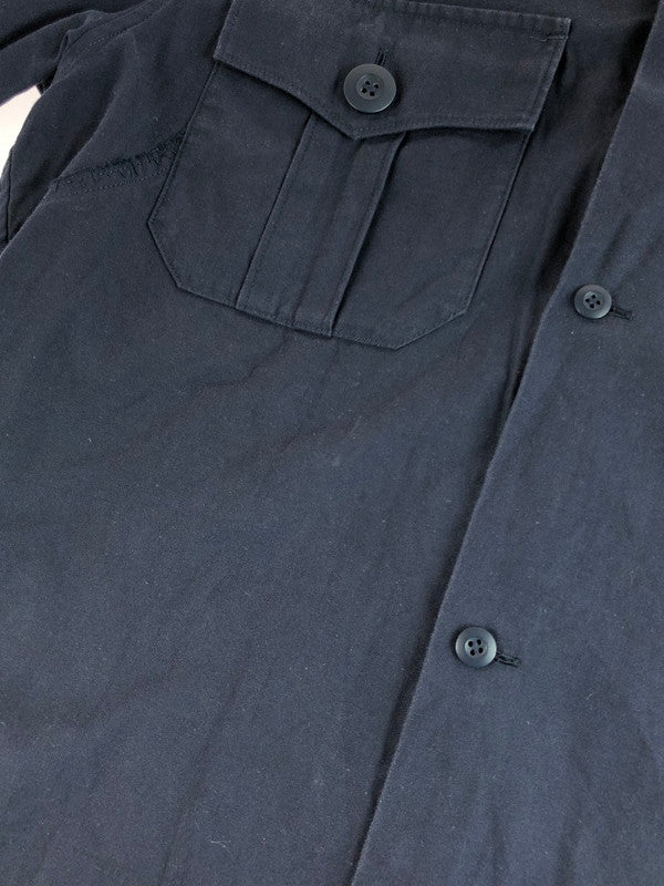 【中古品】【メンズ】 UNDERCOVER アンダーカバー SCAB復刻 16SS BACK SATIN 3/4 SLEEVE SHIRT UCQ4402-2 バック サテン シャツ 半袖シャツ 140-251112-na-11-tag サイズ：2 カラー：ネイビー 万代Net店