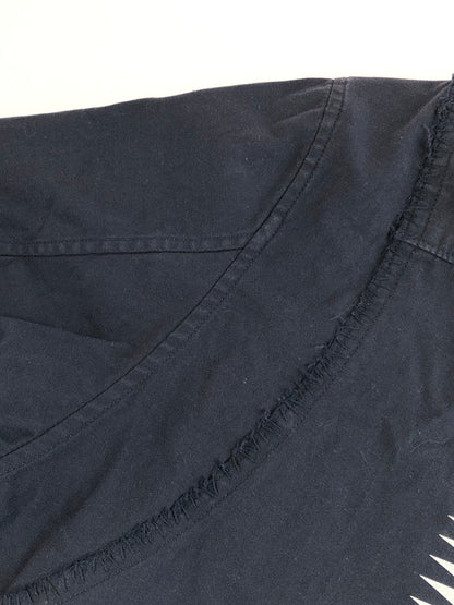 【中古品】【メンズ】 UNDERCOVER アンダーカバー SCAB復刻 16SS BACK SATIN 3/4 SLEEVE SHIRT UCQ4402-2 バック サテン シャツ 半袖シャツ 140-251112-na-11-tag サイズ：2 カラー：ネイビー 万代Net店