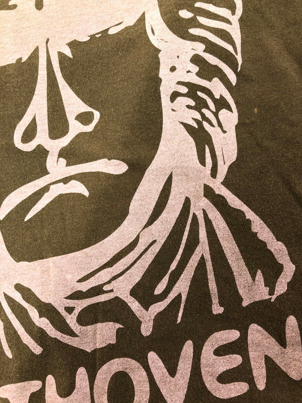 【現状渡し品】【メンズ】 SHANTII シャンティ BEETHOVEN TEE ベートヴェン Tシャツ 半袖Tシャツ トップス 140-260605-rt-05-tagh サイズ：不明 下記参照 カラー：ブラウン 万代Net店