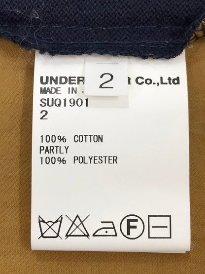 【中古品】【レディース】 16SS DOCKING CARDIGAN AUQ1901 16年春夏 ドッキング カーディガン トップス 168-251115-rt-18-tag サイズ：2 カラー：ネイビー 万代Net店