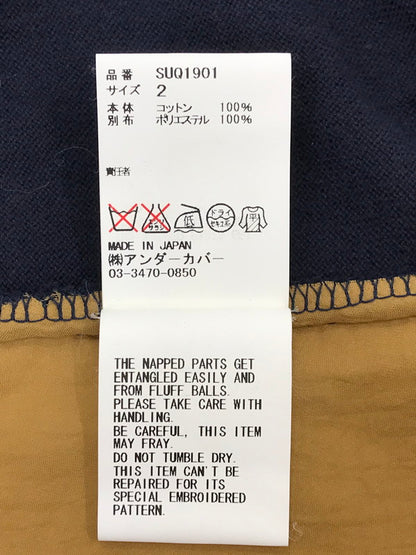 【中古品】【レディース】 16SS DOCKING CARDIGAN AUQ1901 16年春夏 ドッキング カーディガン トップス 168-251115-rt-18-tag サイズ：2 カラー：ネイビー 万代Net店