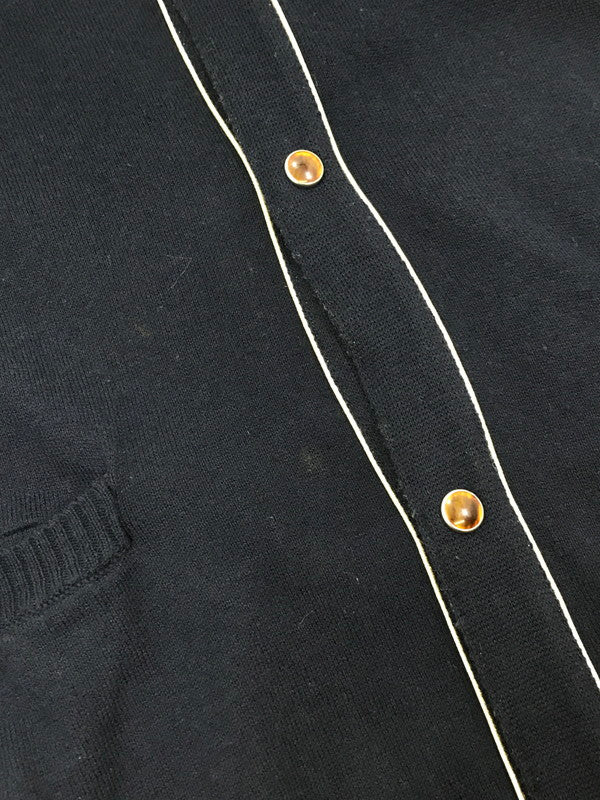 【中古品】【レディース】 16SS DOCKING CARDIGAN AUQ1901 16年春夏 ドッキング カーディガン トップス 168-251115-rt-18-tag サイズ：2 カラー：ネイビー 万代Net店