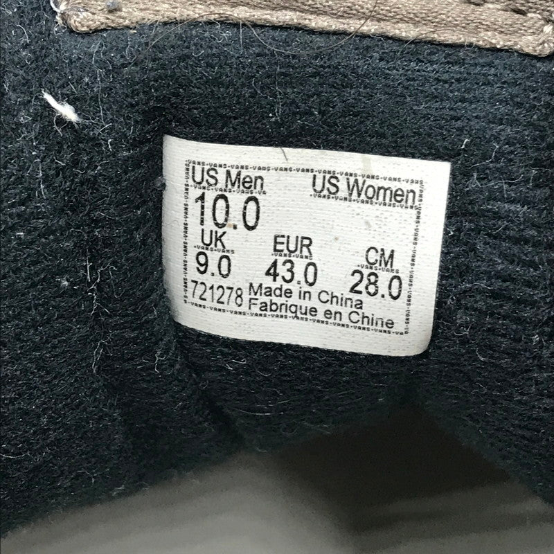 【中古品】【メンズ】 WTAPS ダブルタップス × VANS バンズ コラボ VAULT UA OG HALF CAB LX VN0A3DP6BMD1 ヴォールト UA OG ハーフキャブスニーカー 靴 162-251110-rt-07-tag サイズ：28cm US10 カラー：ブラウン系 万代Net店