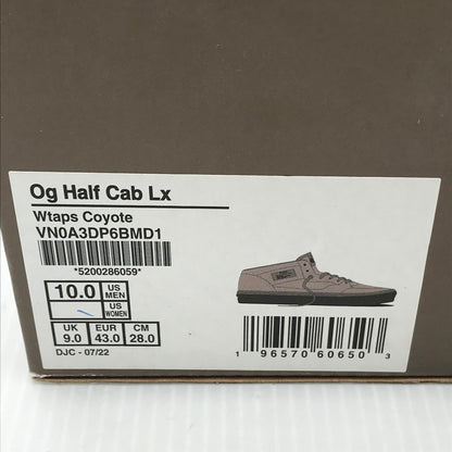 【中古品】【メンズ】 WTAPS ダブルタップス × VANS バンズ コラボ VAULT UA OG HALF CAB LX VN0A3DP6BMD1 ヴォールト UA OG ハーフキャブスニーカー 靴 162-251110-rt-07-tag サイズ：28cm US10 カラー：ブラウン系 万代Net店
