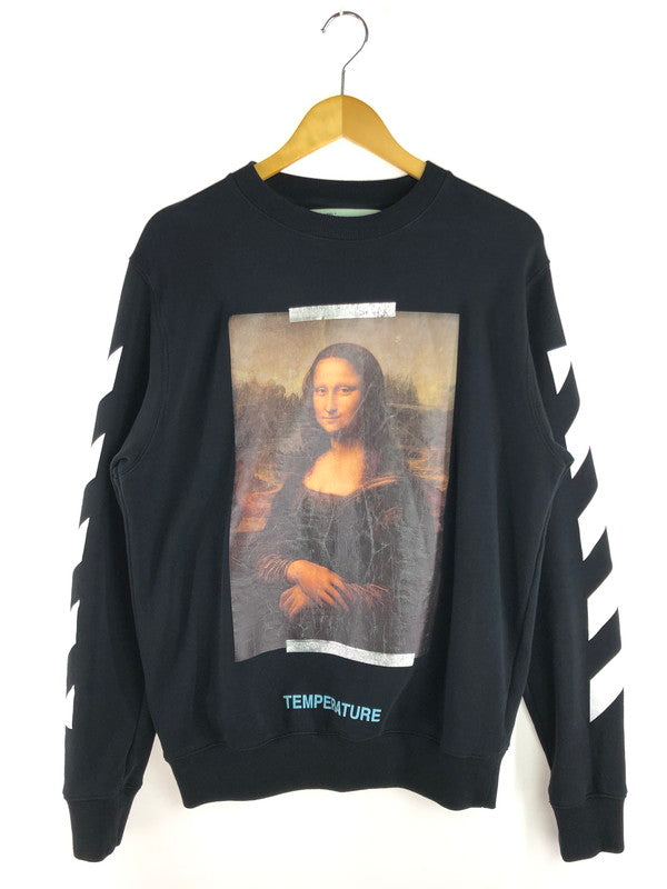 【中古品】【メンズ】 OFF-WHITE OMBA003S18003012 18SS DIAG MONALIZA CREWNECK ダイアグ モナリザ クルーネック スウェット トレーナー 142-251109-na-02-tag サイズ：XS カラー：ブラック 万代Net店