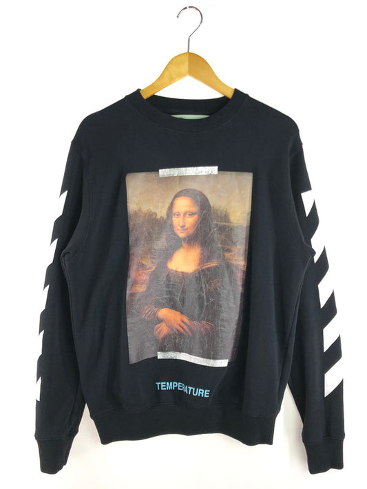 【中古品】【メンズ】 OFF-WHITE OMBA003S18003012 18SS DIAG MONALIZA CREWNECK ダイアグ モナリザ クルーネック スウェット トレーナー 142-251109-na-02-tag サイズ：XS カラー：ブラック 万代Net店