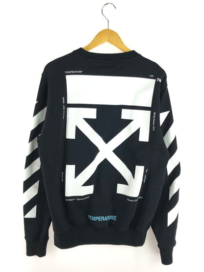 【中古品】【メンズ】 OFF-WHITE OMBA003S18003012 18SS DIAG MONALIZA CREWNECK ダイアグ モナリザ クルーネック スウェット トレーナー 142-251109-na-02-tag サイズ：XS カラー：ブラック 万代Net店