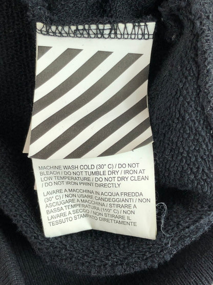 【中古品】【メンズ】 OFF-WHITE OMBA003S18003012 18SS DIAG MONALIZA CREWNECK ダイアグ モナリザ クルーネック スウェット トレーナー 142-251109-na-02-tag サイズ：XS カラー：ブラック 万代Net店