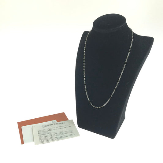 【中古品】【メンズ】 CHROME HEARTS クロムハーツ NECKLACE CHAIN ネックレスチェーン SV925 アクセサリー 190-251107-yy-23-tag カラー：シルバー 万代Net店