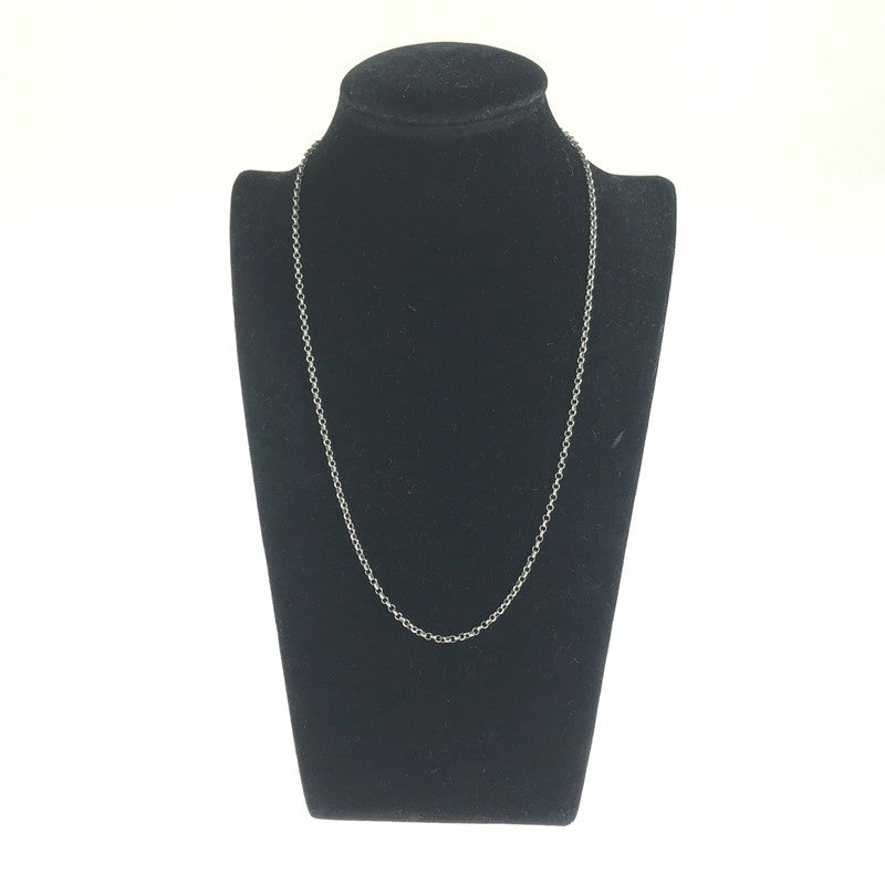 【中古品】【メンズ】 CHROME HEARTS クロムハーツ NECKLACE CHAIN ネックレスチェーン SV925 アクセサリー 190-251107-yy-23-tag カラー：シルバー 万代Net店