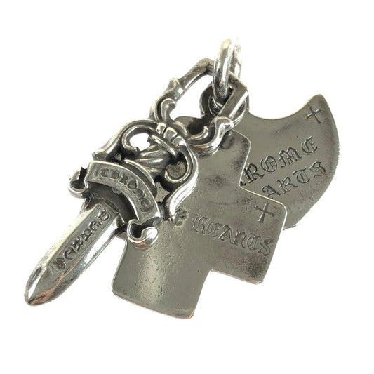 【中古品】【メンズ】 CHROME HEARTS クロムハーツ 3TRINKETS 3トリンケッツ ペンダントトップ アクセサリー 190-251112-na-07-tag カラー：シルバー 万代Net店