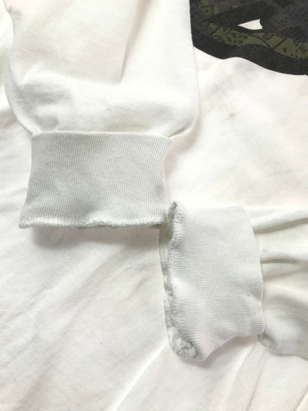【中古品】【メンズ】 OLD STUSSY オールド ステューシー 00's LOGO L/S TSHIRT 2000年代 ロゴ 長袖Tシャツ トップス 142-260607-rt-01-tagh サイズ：XL カラー：ホワイト 万代Net店