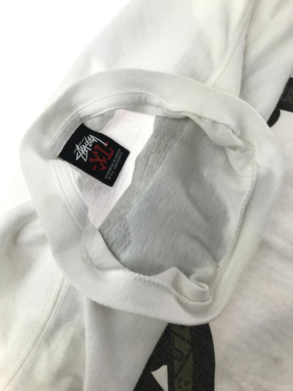 【中古品】【メンズ】 OLD STUSSY オールド ステューシー 00's LOGO L/S TSHIRT 2000年代 ロゴ 長袖Tシャツ トップス 142-260607-rt-01-tagh サイズ：XL カラー：ホワイト 万代Net店