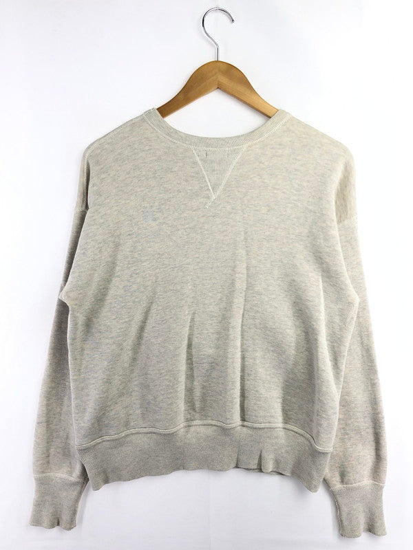 【中古品】【メンズ】 WAREHOUSE ウエアハウス U.S.ARMY MEDICAL FLOCK PRINT SWEATSHIRTS フロッキー プリント スウェットシャツ トレーナー 145-260516-na-04-tagh サイズ：40 カラー：グレー 万代Net店