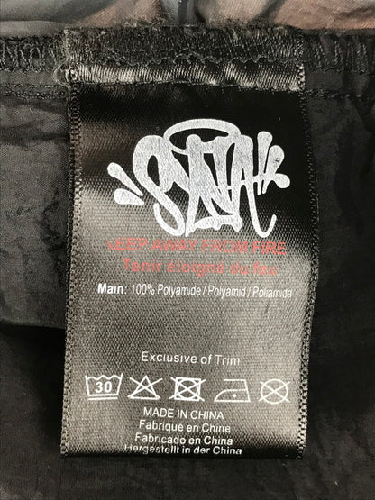 【中古品】【メンズ】 SYNA WORLD シナワールド NYLON TRACK SET UP セットアップ ナイロンジャケット パンツ 153-251115-na-10-tag サイズ：XL カラー：ブラック 万代Net店