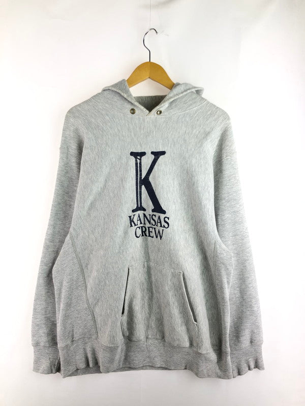 【中古品】【メンズ】 Champion チャンピオン 80's KANSAS CREW REVERSE WEAVE HOODIE 80年代 カンザス クルーネック リバースウィーブ フーディー パーカー トップス 146-251119-rt-14-tag サイズ：XXL カラー：グレー 万代Net店